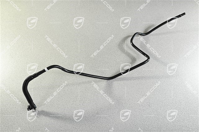 Brake booster vacuum line