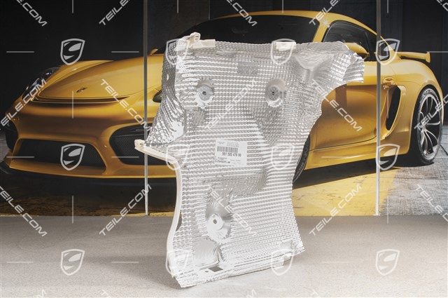 Retaining frame, incl. heat shield, GT3 / 911R, L