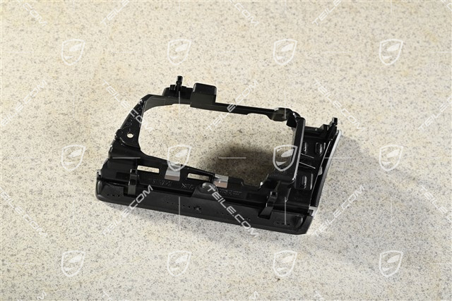Trim / moulding Dashboard side vent, Black, L