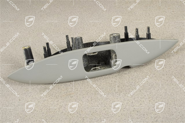 Armlehne, Hinten, Kunstleder, Stahlgrau, L