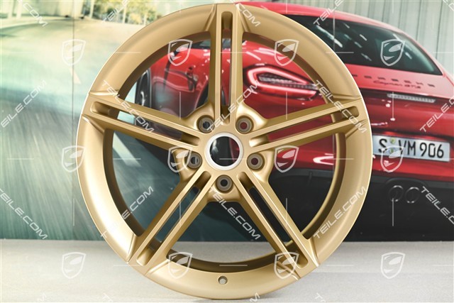 21" Felgensatz Mission E Design, 9,5J x 21 ET60 + 11,5J x 21 ET66, aurum seidenmatt