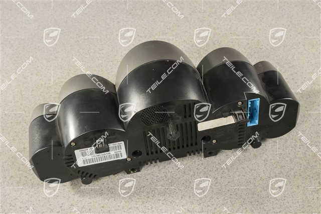 Instrument cluster, 6-speed transmission, black face gauges