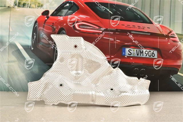 Heat shield, engine bay, R