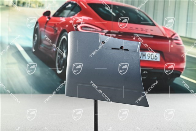Trim cover, Aluminium package Black  L