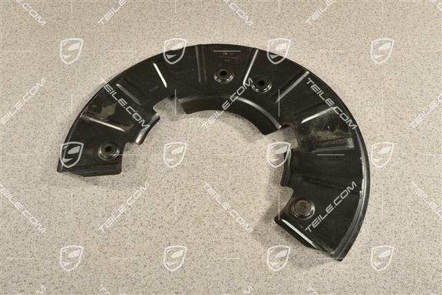 Front axle disc brake protective plate, L=R