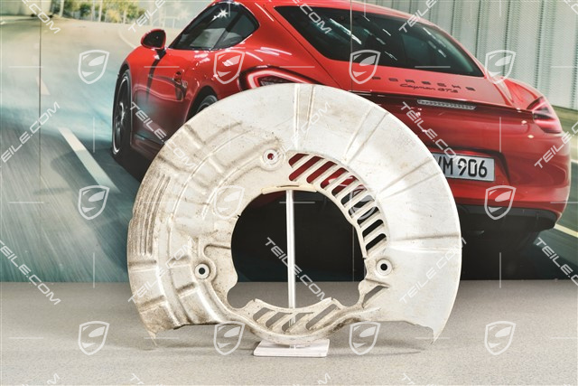 Front axle disc brake protective plate, PCCB, R