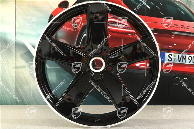 19" Felge "SportClassic", 9J x 19 ET21, schwarz hochglanz