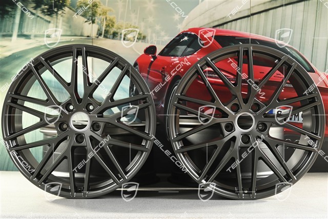 21" Felgensatz RS Spyder Design, 11J x 21 ET49 + 9,5J x 21 ET46, Turbonit