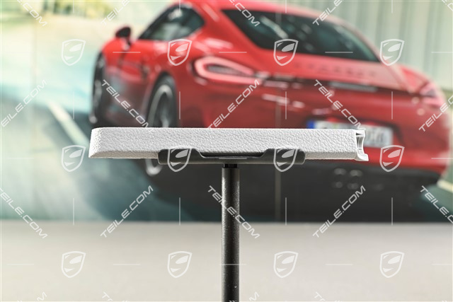 Abdeckung, Sitzversteller für Vordersitz, Hinten, Stahlgrau, R