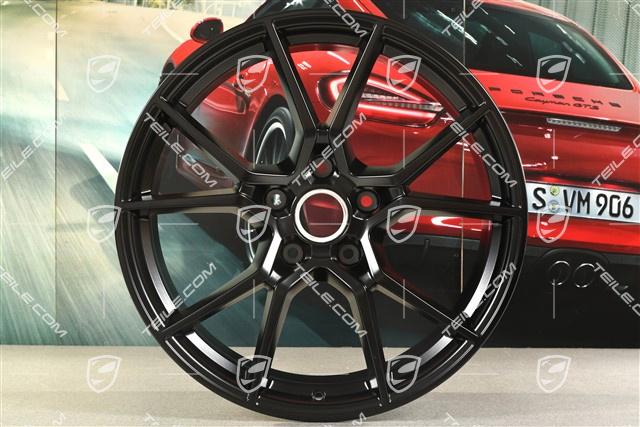 20-inch wheel rim, Cayenne S, 10,5J x 20 ET64,  black satin-matt