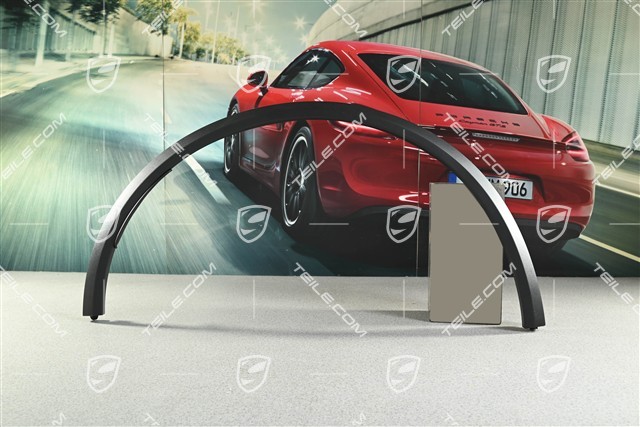 Wide Wheel Arch, rear, Matt black, R