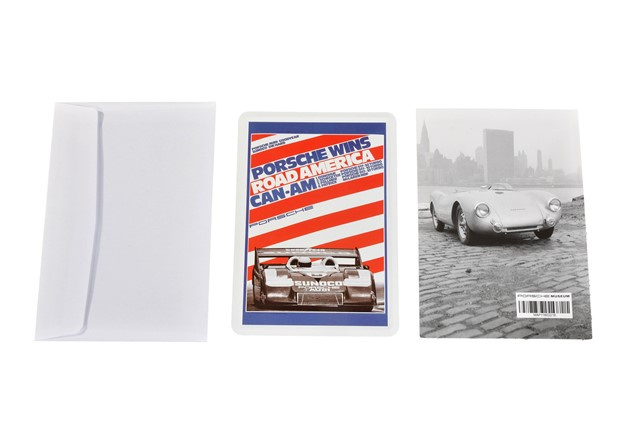 Porsche Museum Blechkarte CanAm 917/30 10 cm x 15 cm