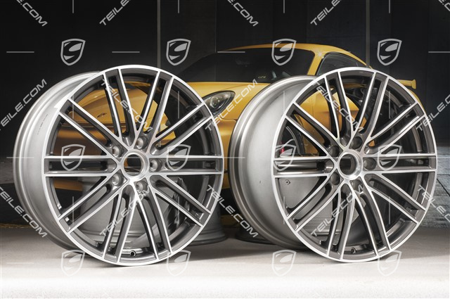 20-inch Turbo IV wheel rim set, 8,5J x 20 ET57 + 10,5J x 20 ET47