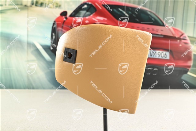 Blende, Vorbereitung Telefon, Kunstleder, Savannabeige
