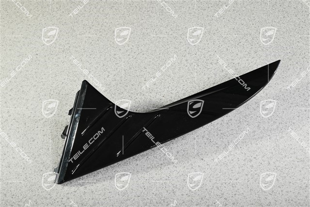 Rear spoiler trim, Black, L
