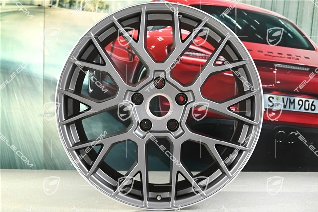 21" RS Spyder Wheel, 11.5J x 21 ET79, Dark Silver