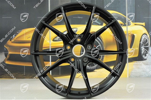 20" Felga Carrera S IV, 10J x 20 ET45, czarny satynowy półmat