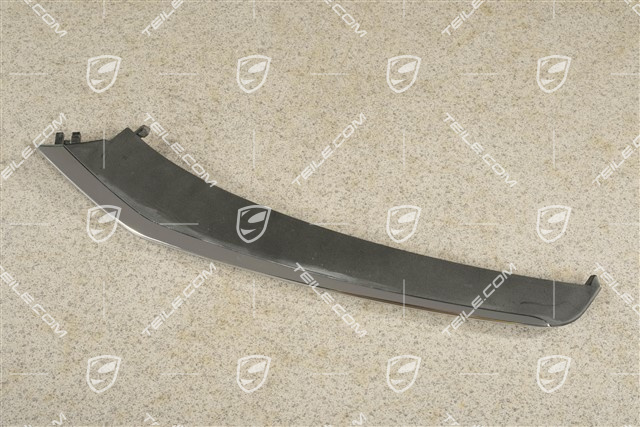 Anniversary edition 50 years 911, Disc / cover lower for front bumper retaining frame, Black, L