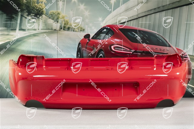Rear bumper lining, Turbo / Carrera S / Carrera 4S, new + lacquered (guards red 80K)
