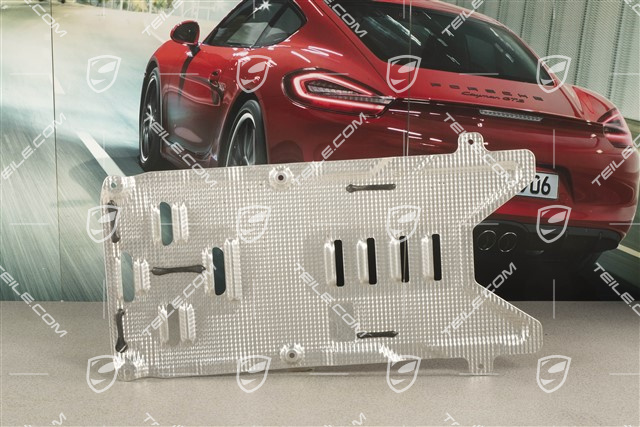 Underbody trim / cover, rear, center