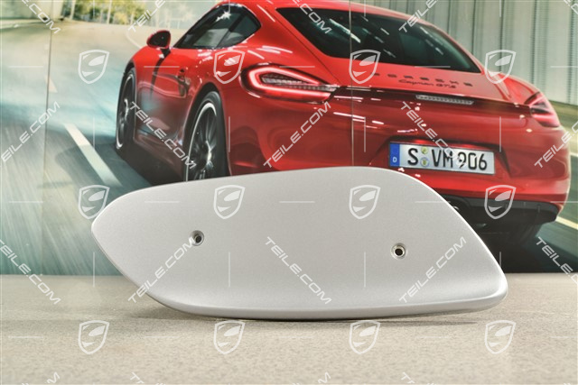 GT3 RS 4,0L Spoiler, lateral part of wing, GT silver metallic, R
