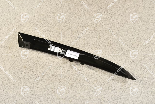 Front bumper disc / trim, Turbo S, upper, Glossy Black, L