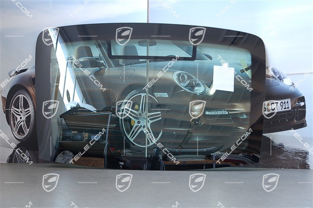 Heckscheibe, ohne Heckscheibenwischer, CD-Radio Porsche CDR 31