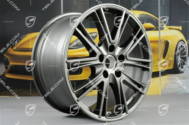 20" komplet felg Exclusive Design, 10,5J x 20 ET71 + 9,5J x 20 ET71, do użytku w zimie, platinum satynowy półmat