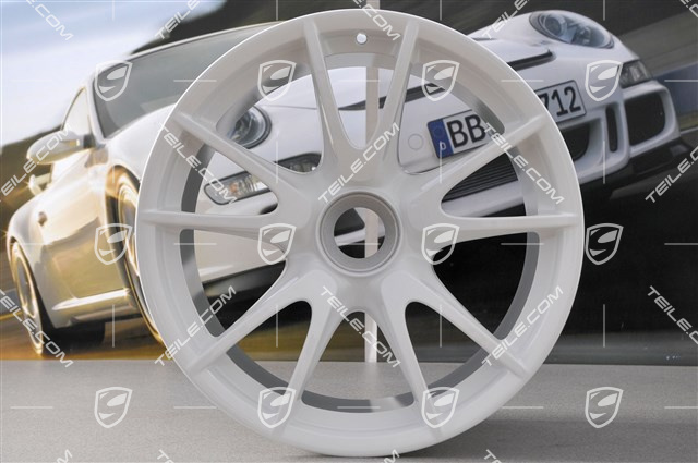 19" GT3RS II 4.0 / GT2RS Felgensatz, Weiß, vorne 9J x 19 ET47 + hinten 12J x 19 ET48