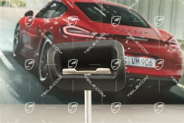 Coupe / Targa, Hintere Sicherheitsgurt Abdeckung / Rosette, Schwarz, L
