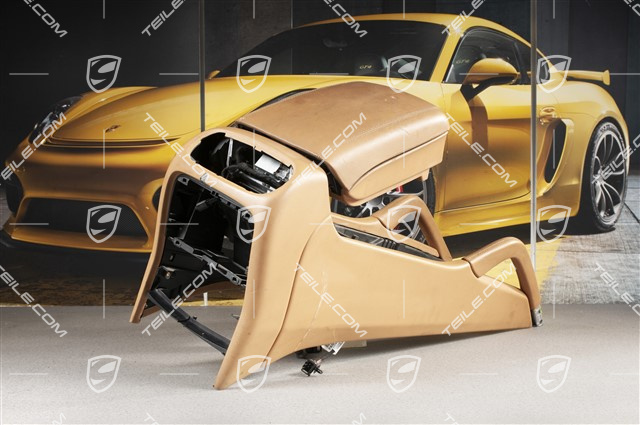 Centre console / tunnel, Leatherette, Sand beige