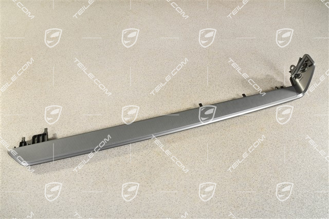Dashboard trim / moulding, Dark Silver, Passenger's side