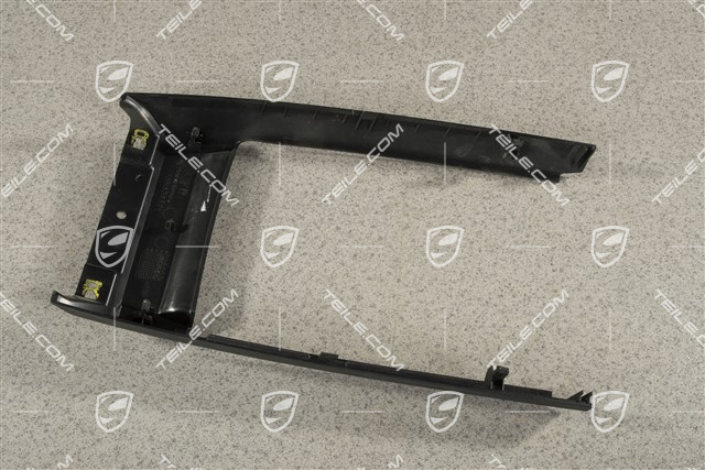 Cover / Console centre, Shifter Trim / panel, manual, Black