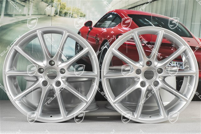 20-inch Cayenne COUPE Design wheel rim set, 10,5J x 20 ET55 + 9J x 20 ET50