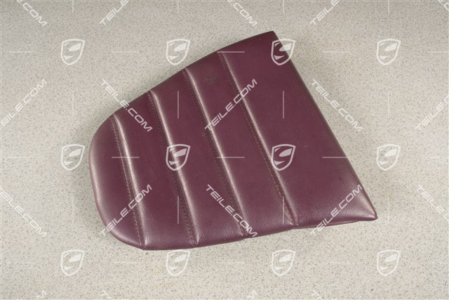 Notsitzkissen, Kunstleder, Magenta, L