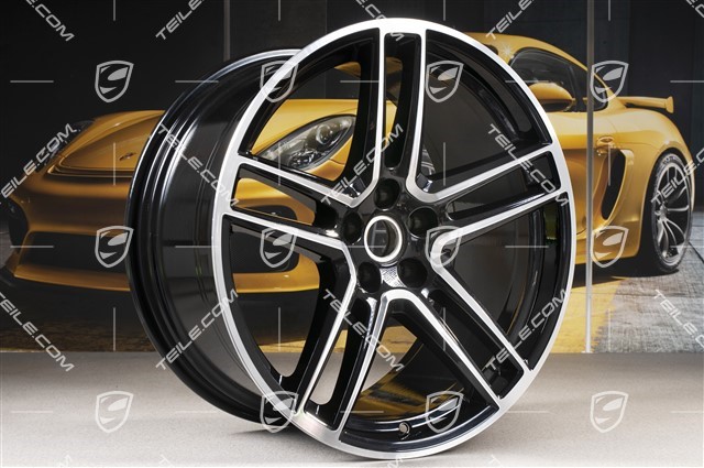20" Felga "Macan Turbo", 10J x 20 ET19, CMS, czarny perłowy metalik Jet Black