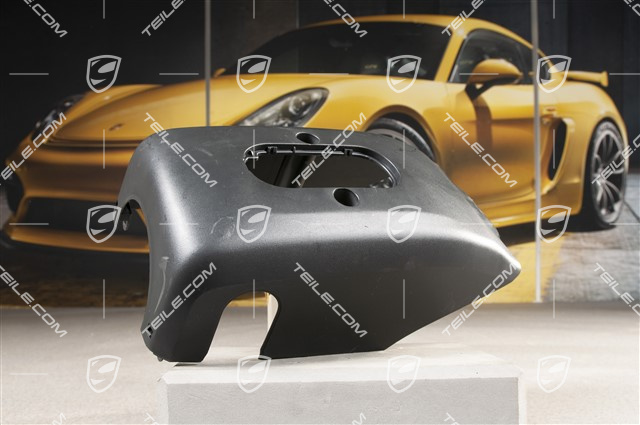 Steering column cover / housing, lower, electrically adjustable, Black