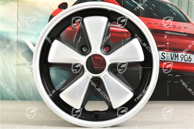 15" Fuchs Felge, 5,5J x 15, Bj. 1968, restauriert