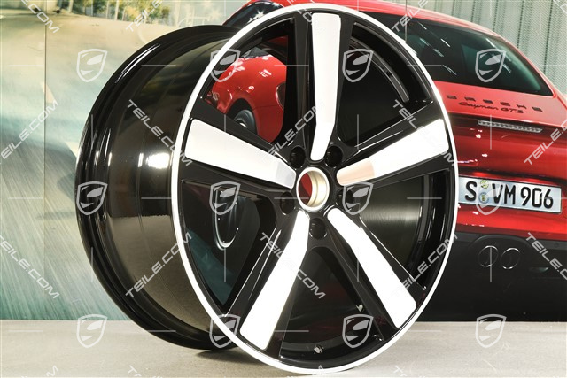 22-inch wheel rim, Exclusive Design Sport, 11,5J x 22 ET61, black high gloss