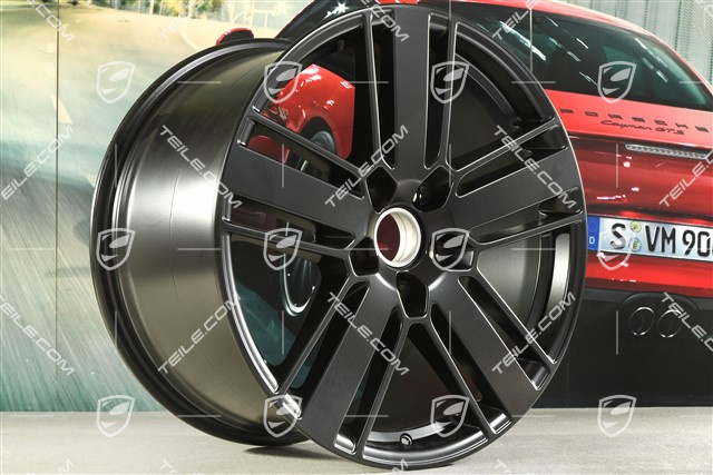 20" Felga Panamera Design 2, 11,5J x 20 ET68, czarny satynowy półmat