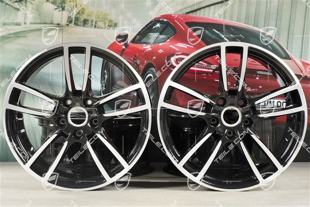 20-inch Cayenne Sport COUPE Design wheel rim set, 10,5J x 20 ET55 + 9J x 20 ET50, Exclusiv