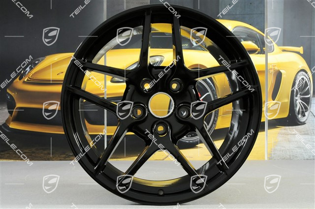 19" felga Carrera S II, 11J x 19 ET51, czarny połysk