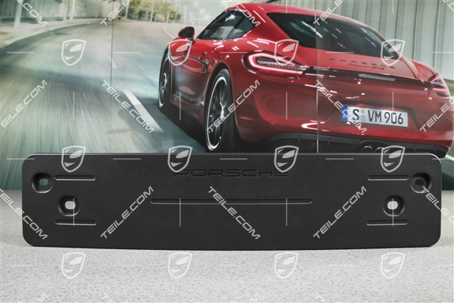 Front bumper number / Licence plate support, ECE