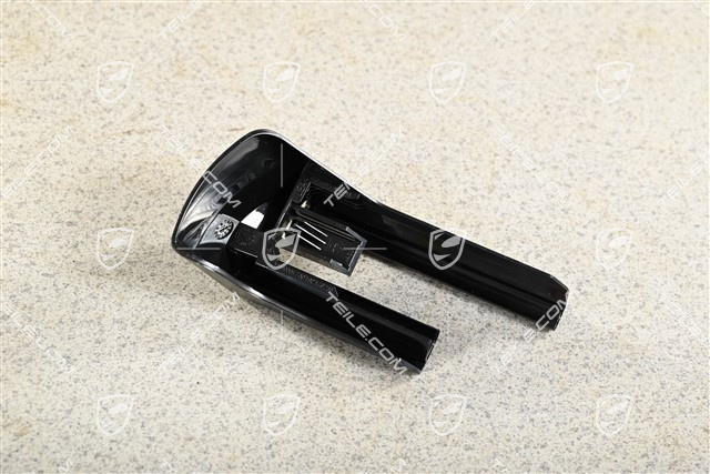 Front seat rail cover, L