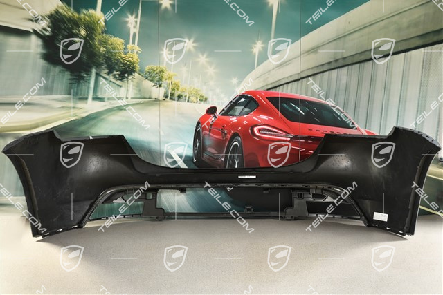 Rear bumper lining with Park assist sensor holes