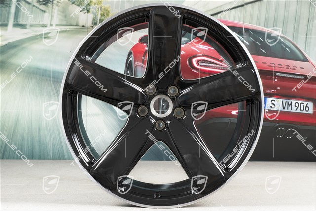 21" Felge "Sport Classic", 9,5J x 21 ET27, schwarz hochglanz