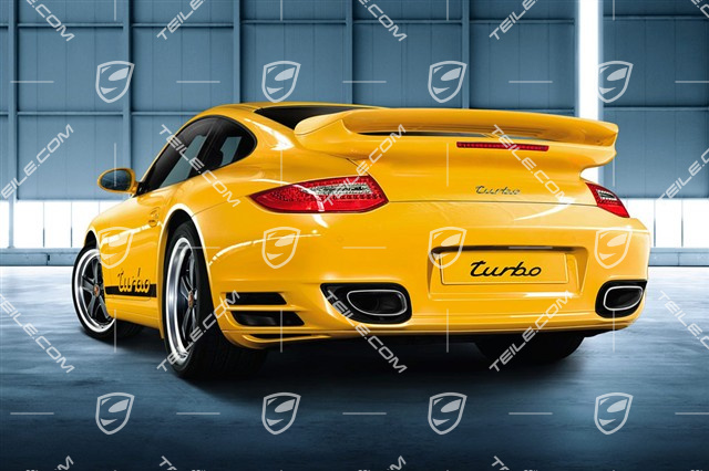 TURBO Coupe AERO KIT SATZ, Heckspoiler (inkl. Motordeckel) + 2x Spoilerlippe (vo.+hi.) + 2x Schweller (L+R)