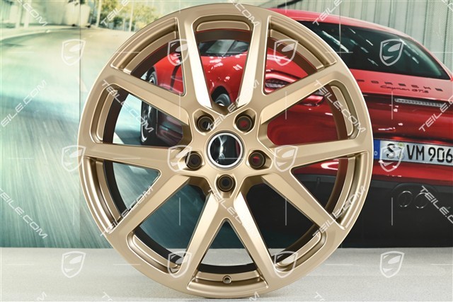 21-inch Panamera Sport Design wheel rim set, 9,5J x 21 ET71 + 11.5J x 21 ET69, neodyme