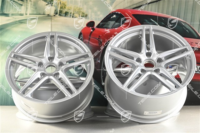 19" "Carrera VI" wheel set, 8.5J x 19 ET50 + 11.5J x 19 ET76