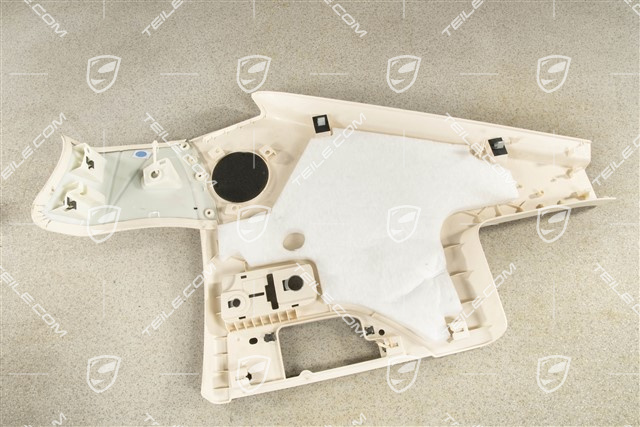 Seitenverkleidung, Leder, Crema, L